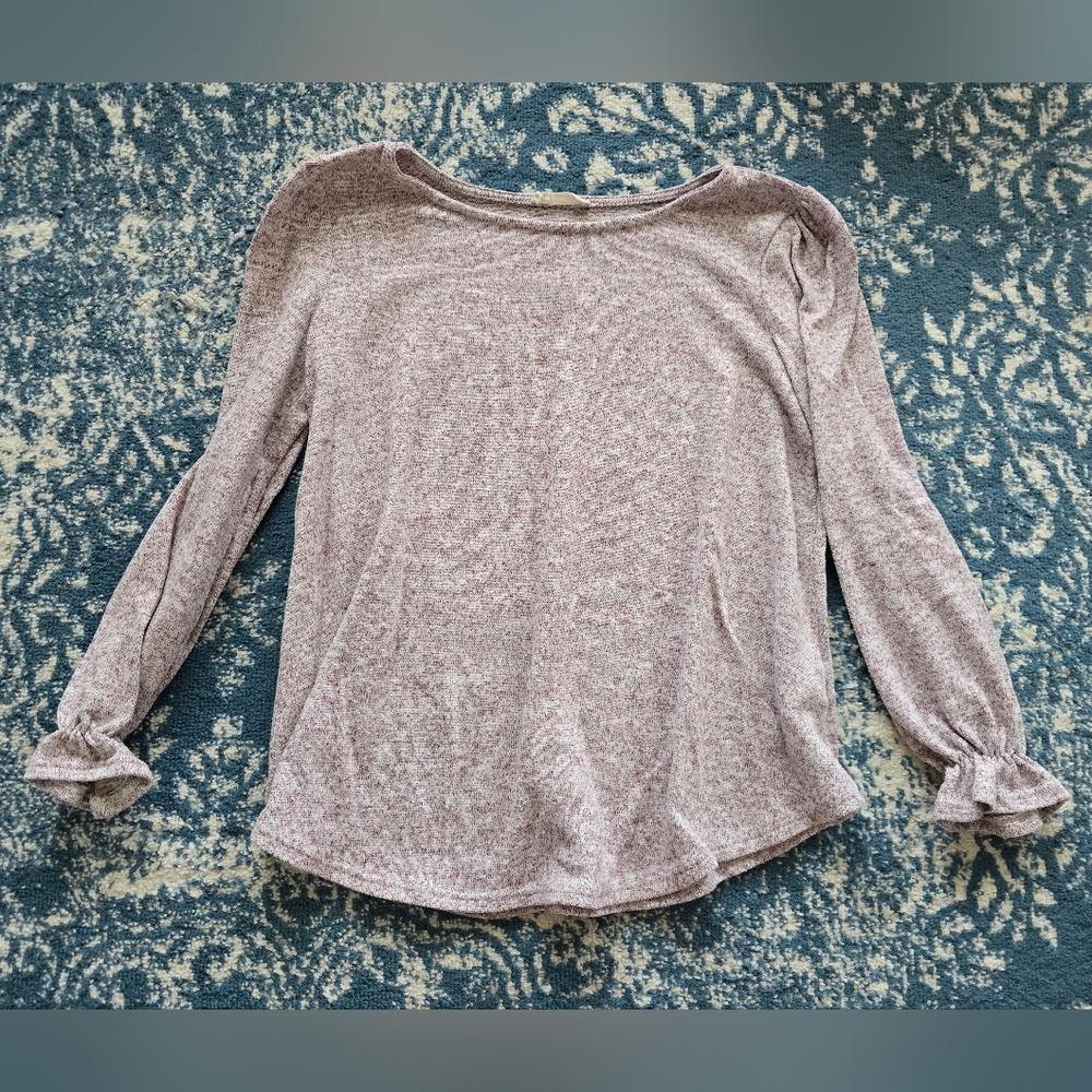 Women's Pink Long Sleeve Top
